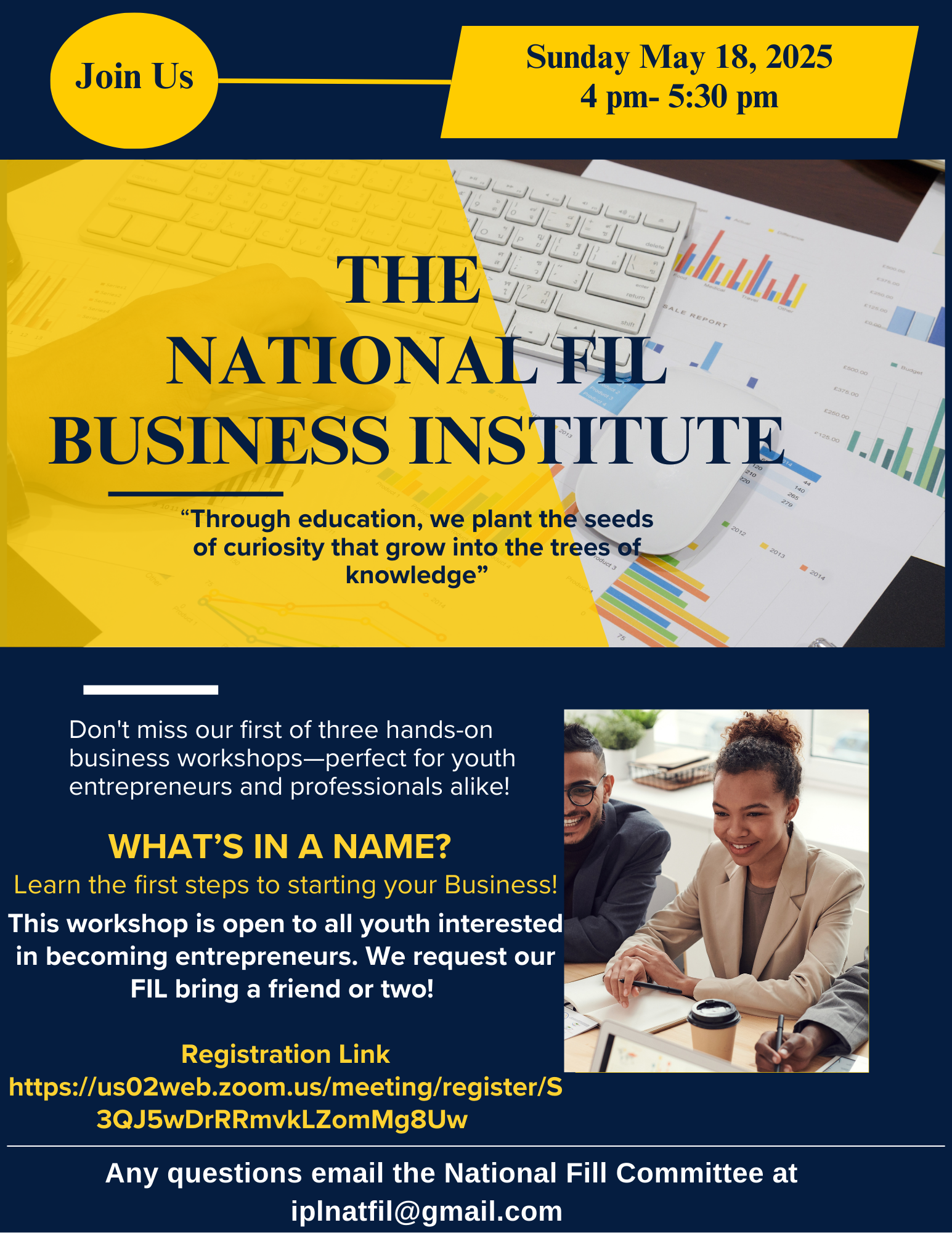 National FIL Business Institute Flyer